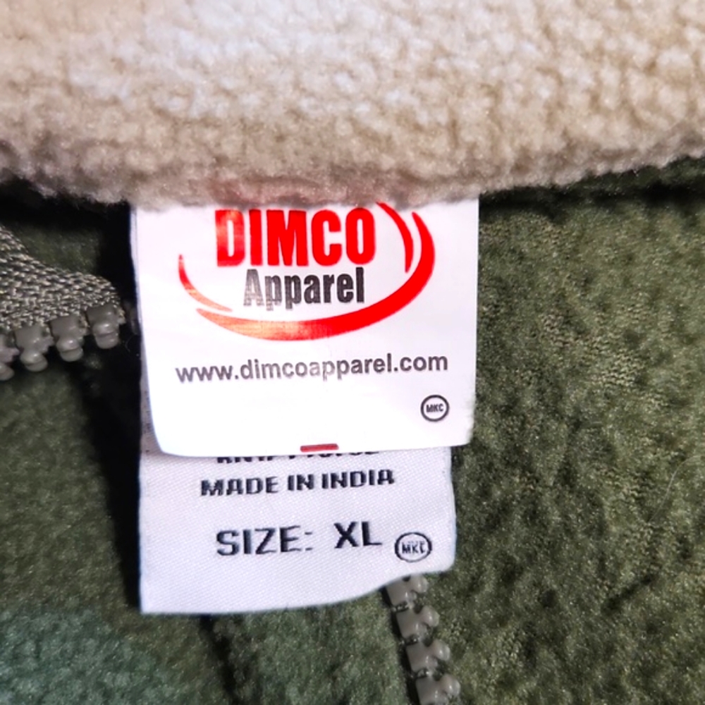 Dimco Lake Tahoe Fleece Zip Front Jacket Men's X-Large - Picture 6 of 10